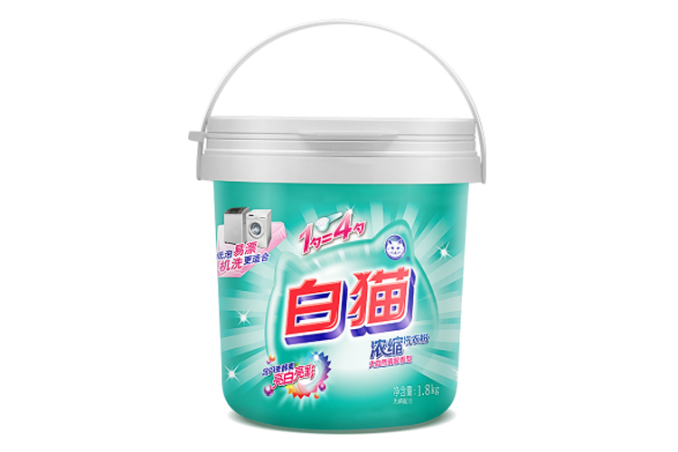 WHITE CAT-FREE LAUNDRY DETERGENT (BUCKET) 1.8KG